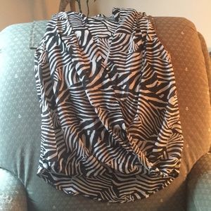 Zebra print blouse